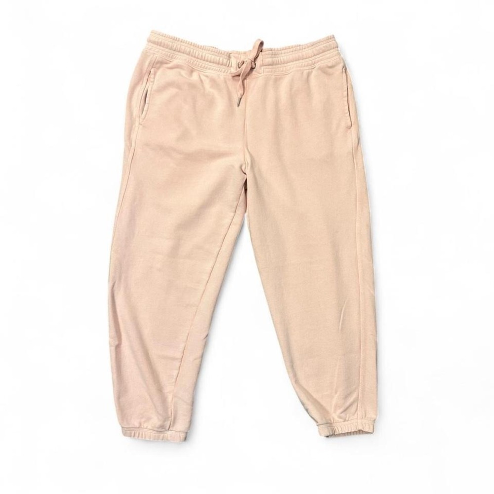 Aerie Cropped French Terry‎ Sweatpants  Light Pink XL